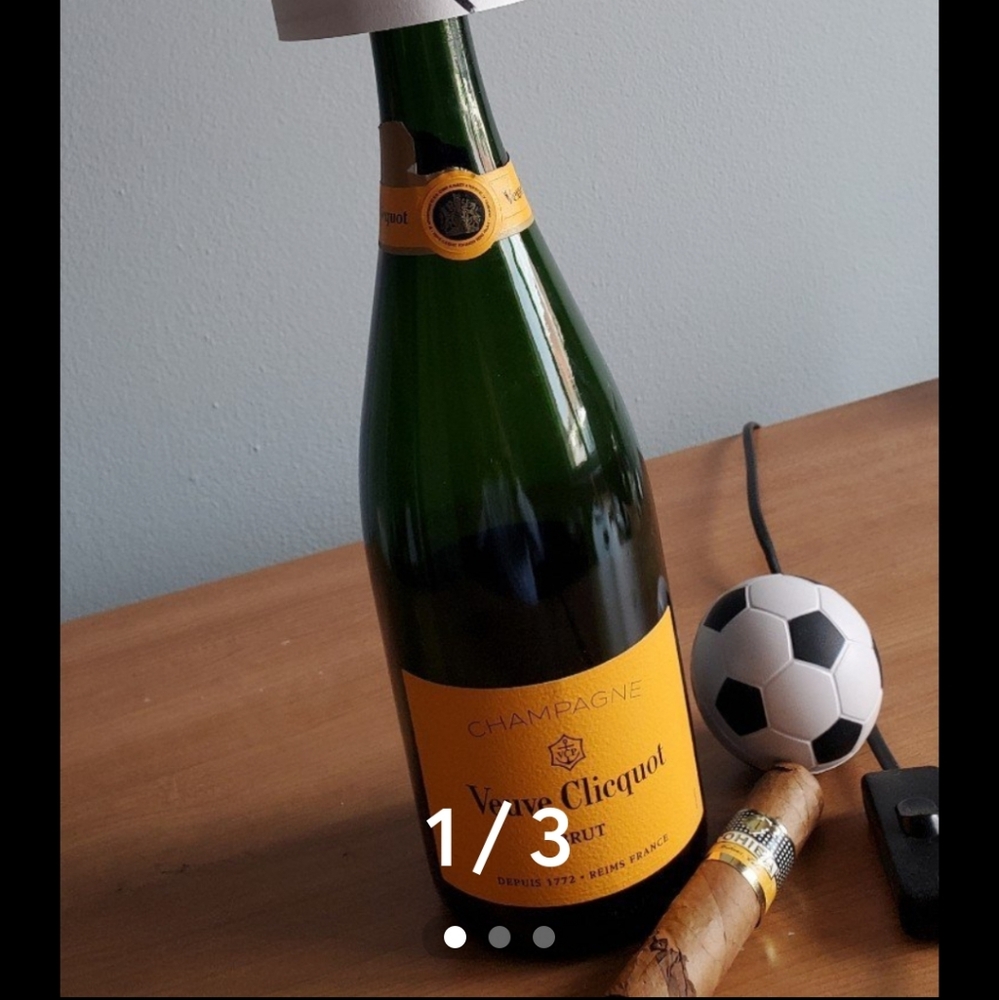 Table Lamp by Veuvee Cliquot Champagne